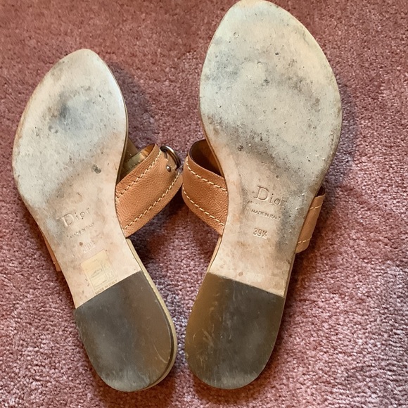 Dior T-strap slide on flats - Picture 5 of 11